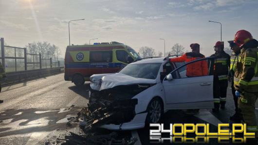 Zdarzenie drogowe na obwodnicy Nysy. Kierująca najechała na tył ciężarówki