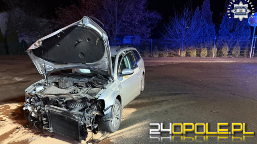 Wypadek na skrzyżowaniu ul. Grunwaldzkiej i Kraszewskiego w Namysłowie