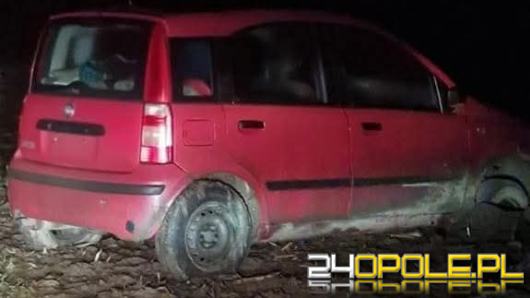 Ukradł auto i porzucił je na polach. 34-latek zatrzymany przez policję