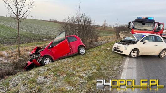 Kolizja na skrzyżowaniu Lipowej i Luboszyckiej w Opolu