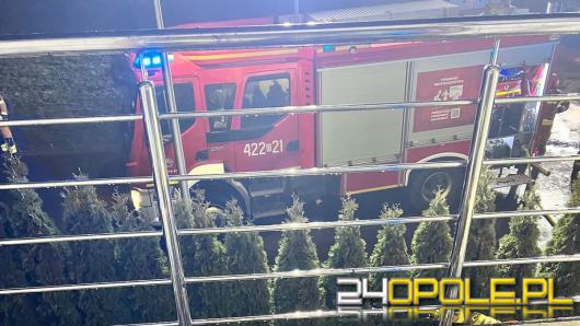 Nocny pożar domu. Ogień pojawił się w sypialni