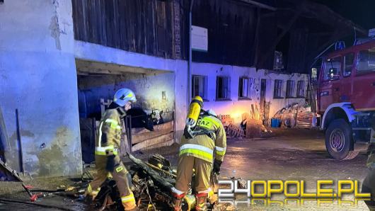 Pożar piwnicy w budynku mieszkalnym w Witosławicach