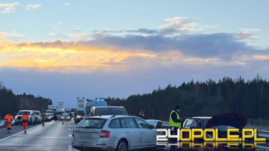 Wypadek na A4 między węzłami Opole Południe i Opole Zachód. Są utrudnienia 