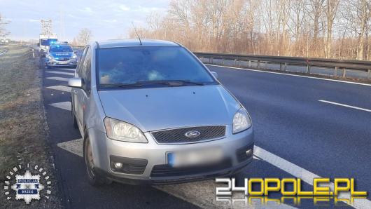 Nie dojechał przez złe paliwo. Policja zatrzymała poszukiwanego na A4