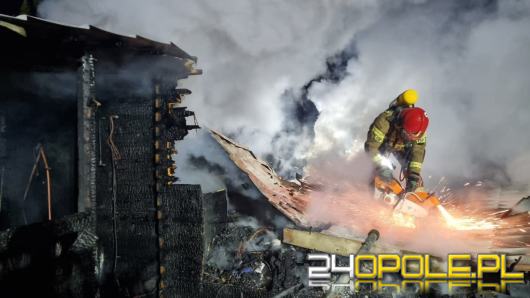 Pożar domku letniskowego w Michalicach