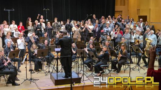 Rekord Polski w Opolu! 156 muzyków zagrało hejnał Gogolina (WIDEO)