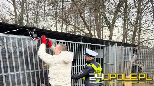 Policjanci z sercem dla zwierząt