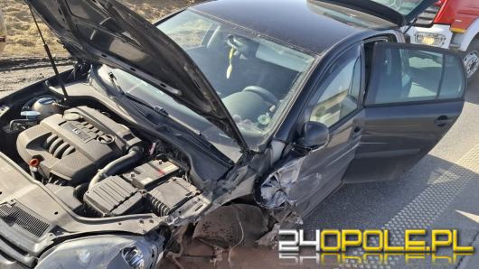 Zderzenie na DK46 pod Niemodlinem. Jedna osoba poszkodowana