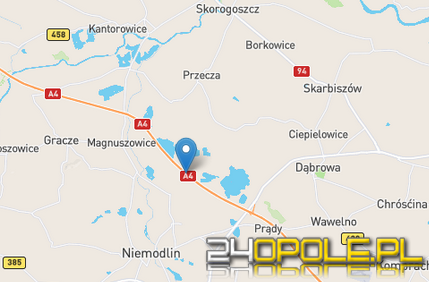 Kolizja busa na A4 między Brzegiem a Opolem Zachód. Jeden pas zablokowany