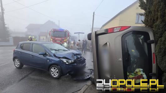 Poranny wypadek w Raszowej. Sprawca nie ustąpił pierwszeństwa