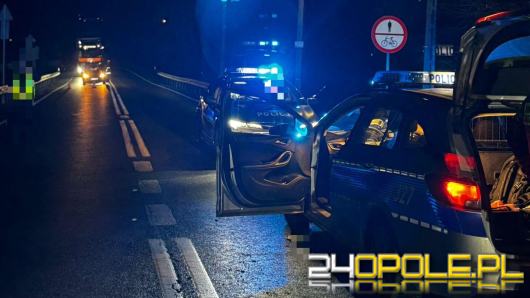 Wracał z zakupów z promilami, za to bez prawa jazdy