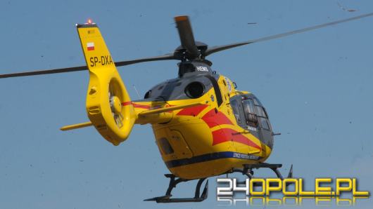 Wypadek na A4 pod Opolem. Na miejscu lądował śmigłowiec LPR