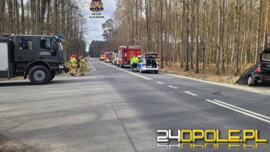 Wypadek na trasie Szumirad-Bierdzany. Jedna osoba poszkodowana