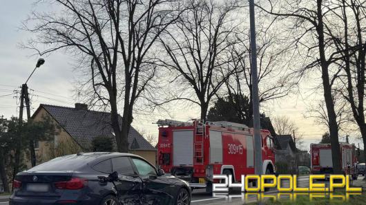 Zderzenie pojazdów na ulicy Strzeleckiej w Opolu