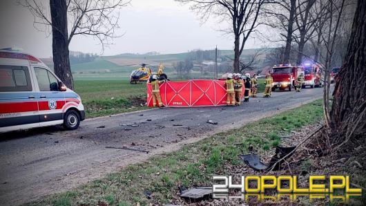 Wielkanocny weekend na drogach powiatu kędzierzyńsko-kozielskiego. Zginął młody kierowca BMW
