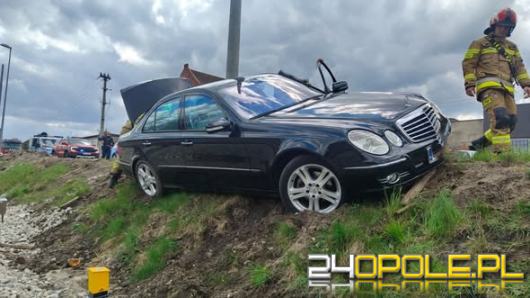 Samochód wypadł z drogi w Wołczynie 