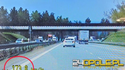 173 km/h na A4 i bez prawa jazdy. Młody kierowca zatrzymany przez grupę "Speed"