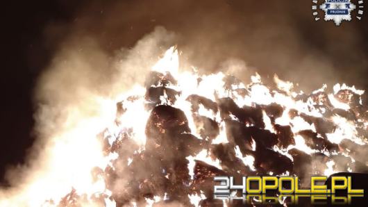 Podpalił baloty słomy - straty sięgają 100 tysięcy złotych