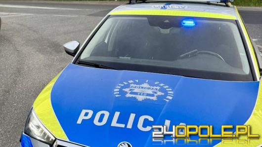 Pijana motorowerzystka zatrzymana przez policjantów z Otmuchowa