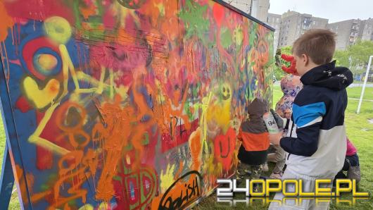 Muralowe Opole: młodzi opolanie kreatywnie spędzają niedzielę