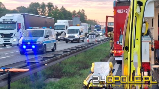 Wypadek na A4 pod Przylesiem. Utrudnienia w kierunku Wrocławia