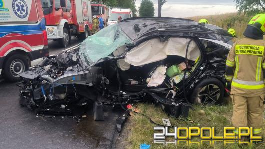 Sześć osób rannych. Policja ustala przyczyny wypadku na DW416