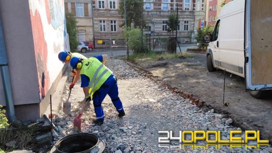 Remont wjazdu na parking przy ul. Sienkiewicza 21