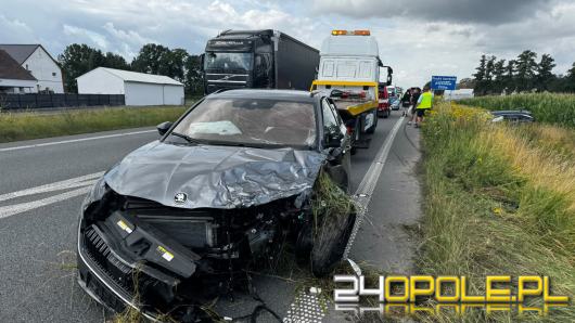 Zdarzenie z udziałem pięciu pojazdów we Wrzoskach