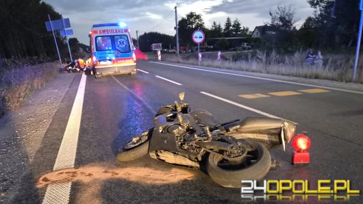 Zdarzenie z udziałem motocyklisty na DK45 w Jełowej. Są utrudnienia