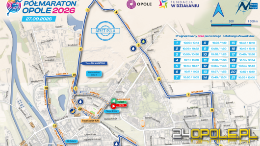 Półmaraton Opole 2026. Zamknięte ulice i utrudnienia w mieście