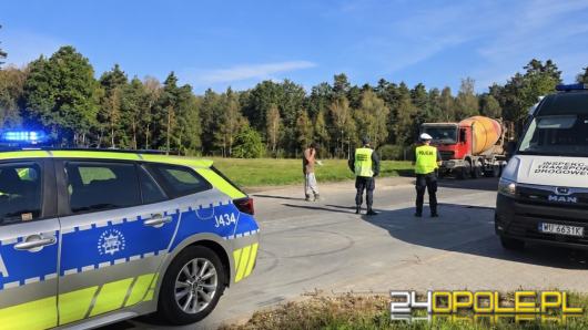 Kierował betoniarką po alkoholu. 30-latek stracił prawo jazdy