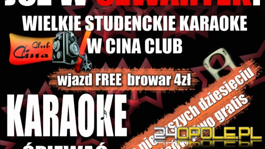 Wielkie Studenckie Karaoke już DZIŚ wieczorem