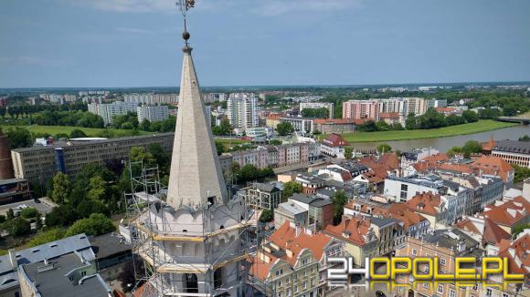 Remont wieży Ratuszowej w Opolu. Zobacz efekty renowacji