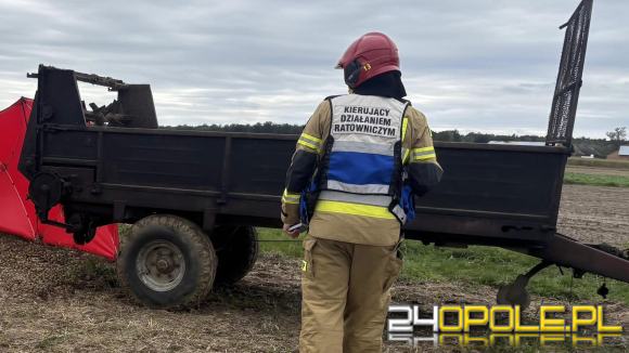 Tragiczny wypadek podczas prac polowych w Wichrowie - nie żyje mężczyzna