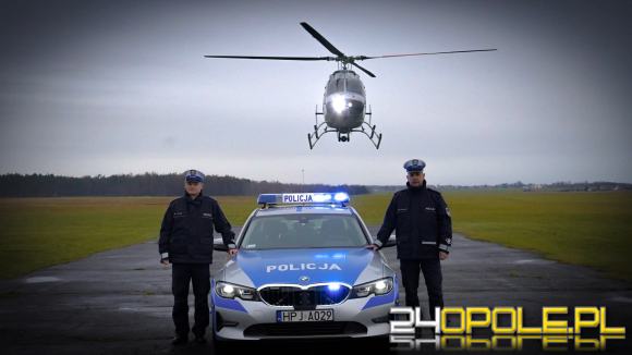 Kontrole ciężarówek na A4 z policyjnym śmigłowcem. Ponad 50 ujawnionych wykroczeń