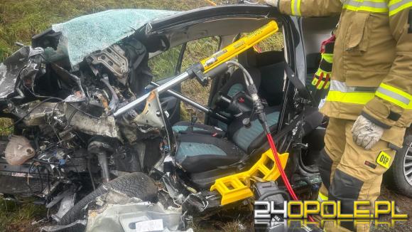 Prokuratura bada tragiczny wypadek pod Strzeleczkami. Zginęło nienarodzone dziecko