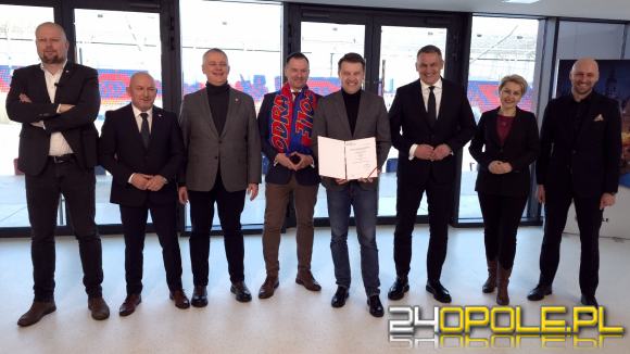 7 milionów złotych dla Odry Opole. Rządowe wsparcie na rozwój bazy sportowej WIDEO
