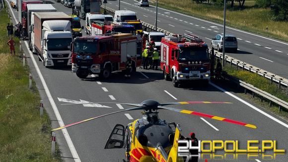 Autostrada A4. Dwa zdarzenia.  Poważne utrudnienia