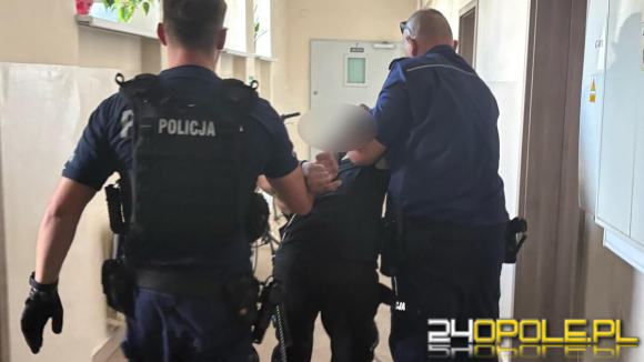 Celował w policjanta przedmiotem przypominającym broń. Padł strzał ostrzegawczy
