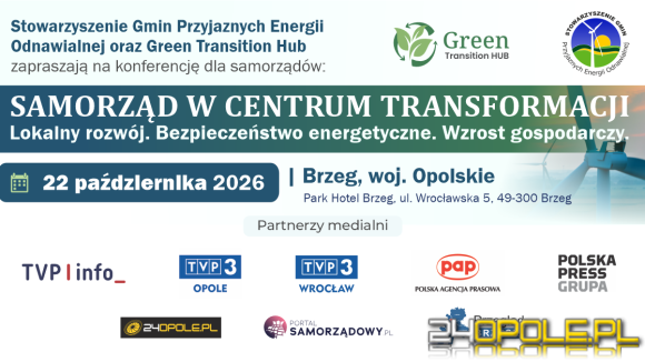 Konferencja "Samorząd w centrum transformacji" już 22 października w Brzegu