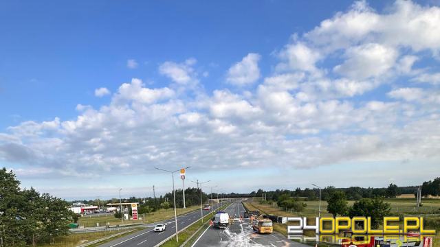 Śmiertelny wypadek na A4 pod Opolem. Utrudnienia AKTUALIZACJA 