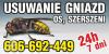 OSY SZERSZENIE - opolskie, śląskie 606-692-449 (7 dni w tygodniu)