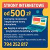 Tania strona internetowa od 500 zł z fakturą. Gotowa nawet w kilka dni!