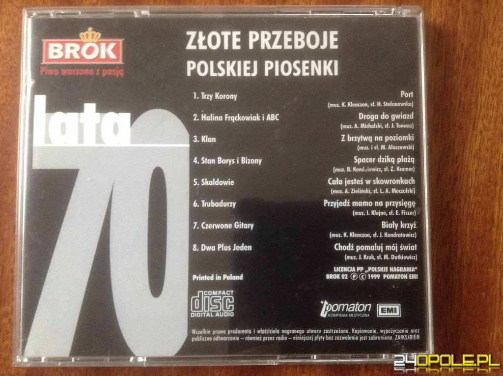 Płyta CD -Złote Przeboje Polskiej Piosenki Lata 70.