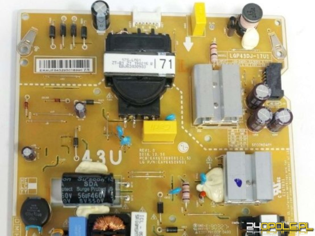 ZASILACZ EK4UF6452 DO LG 43UM7100LB