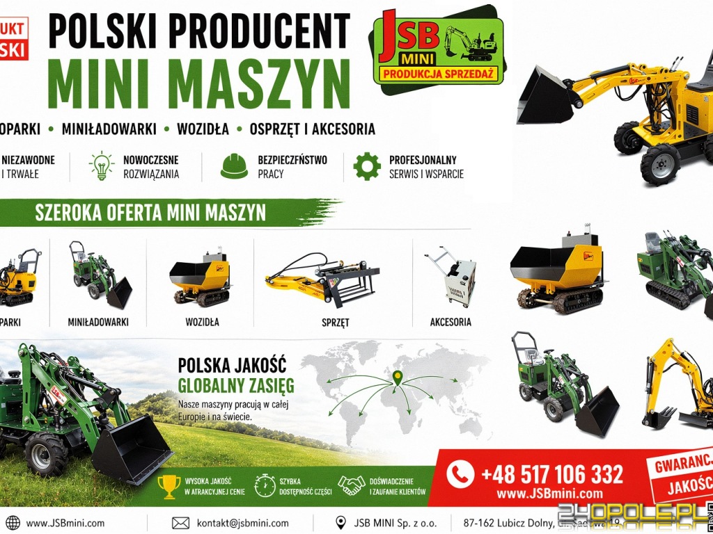 Ładowarka Koparka Wozidło - NOWE 2025 - Prosto od Producenta JSB POLSKA -