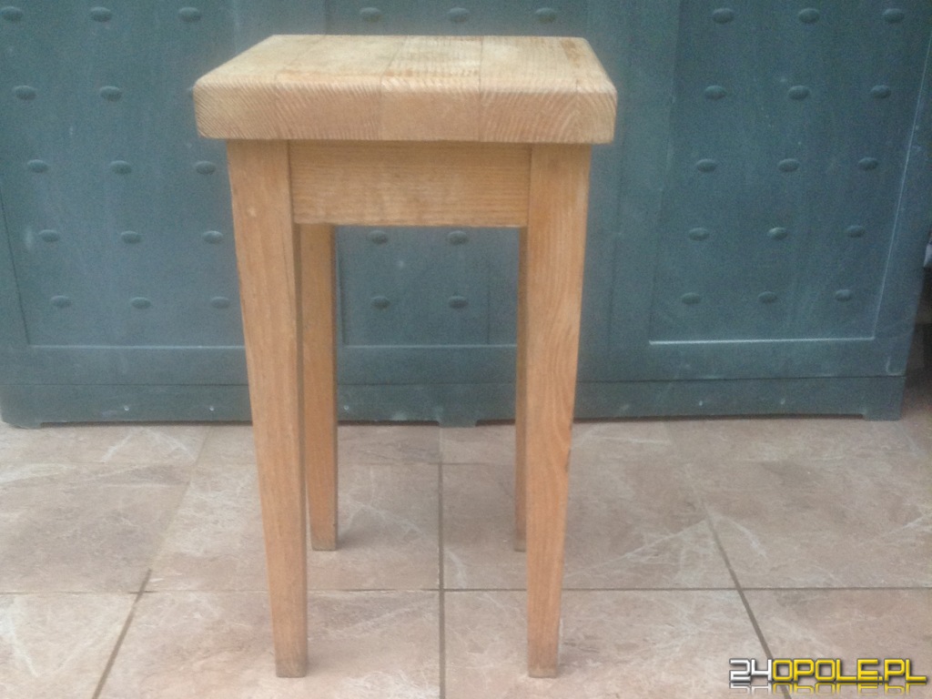 Taboret ogrodowo/tarasowy  z litego drewna