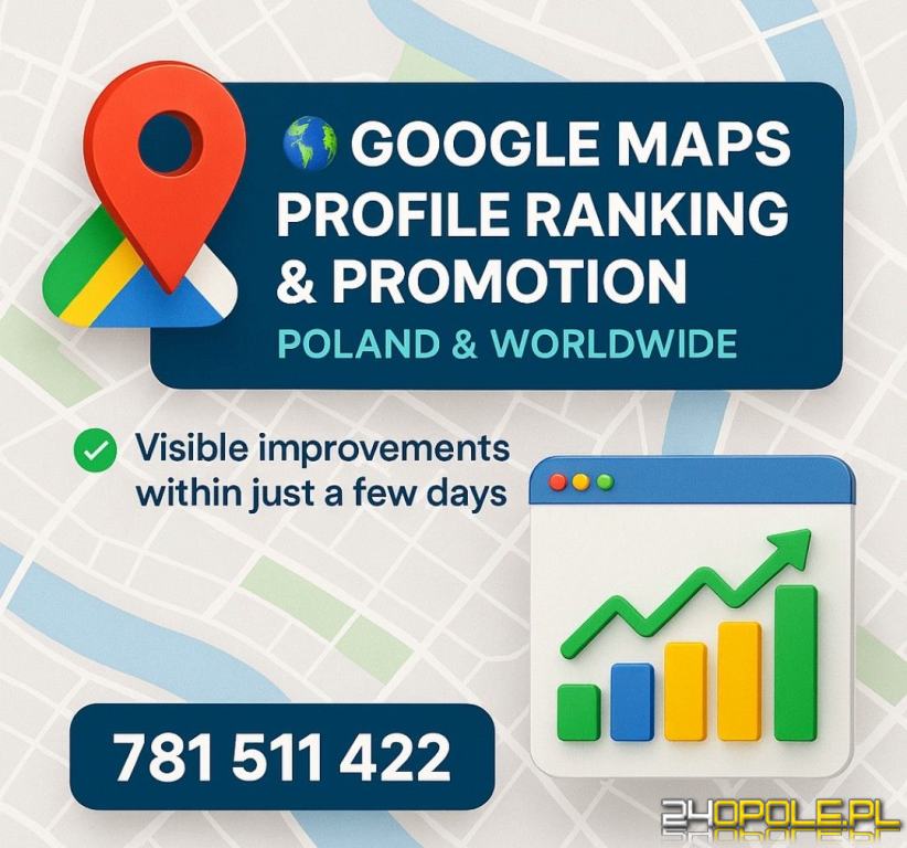 Poprawię widoczność Twojej wizytówki Google Maps już od 150 PLN