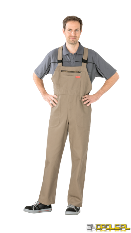 Spodnie robocze ogrodniczki PLANAM BW-290 Khaki Rozmiar 26 80PLN