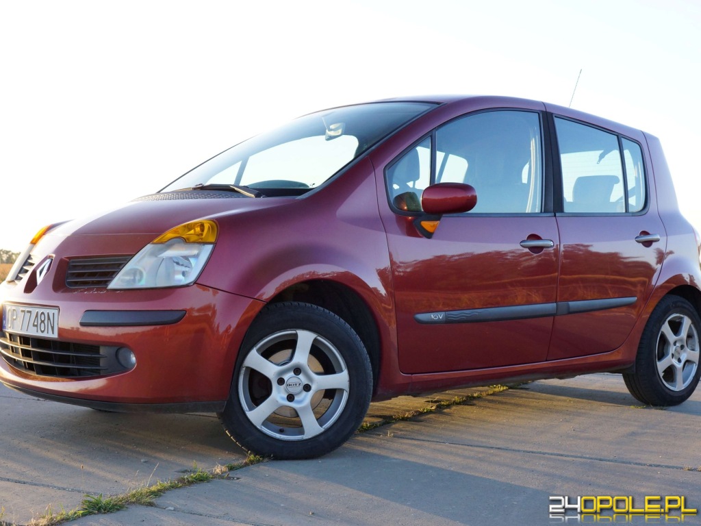 RENAULT Modus 2005r. 75KM Przebieg 248.025 km Klimatyzacja Alufelgi